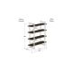 HANAH HOME Polica Makro Walnut - 194479
