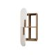 HANAH HOME Zidna polica Rose Walnut White - 194506