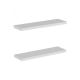 HANAH HOME Set zidniha polica Gizli2 80 2/1, bela - 194512