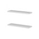 HANAH HOME Set zidniha polica Gizli2 80 2/1, bela - 194512