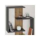 HANAH HOME Zidna polica Paranoid Anthracite Dark Oak - 194525