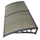Nadstrešnica Aluminijumska 240x120cm Crna Bronza 5mm - EP3047991