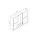 HANAH HOME Garderober Elina 7200 - 194935
