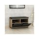 HANAH HOME Cipelarnik Drago Walnut Black - 195010
