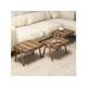 HANAH HOME Set pomoćnih stočića Roma, braon - 195056