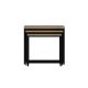 HANAH HOME Set klub stolova Evia, braon/crna - 195058