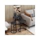 HANAH HOME Set klub stolova 3/1 Gloria, crna - 195061