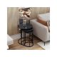HANAH HOME Set klub stolova 3/1 Gloria, crna - 195061