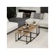 HANAH HOME Set klub stolova Levada, braon - 195065