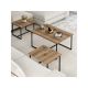 HANAH HOME Set klub stolova Levada, braon - 195065