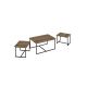 HANAH HOME Set klub stolova Levada, braon - 195065