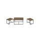 HANAH HOME Set klub stolova Levada, braon - 195065