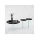 HANAH HOME Set stolova Serenity 2 Anthracite Transparent - 195092-1