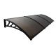 Nadstrešnica Aluminijumska 300x120cm Crna Bronza 5mm - EP3047997