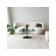 HANAH HOME Klub sto Porto, tamno siva/crna - 195123