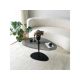 HANAH HOME Klub sto Porto, tamno siva/crna - 195123