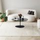 HANAH HOME Klub sto Porto, tamno siva/crna - 195123