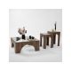HANAH HOME Klub sto Seine, braon - 195133