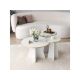 HANAH HOME Sto za dnevnu sobu Mushroom Gold White v2 - 195150