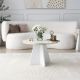 HANAH HOME Sto za dnevnu sobu Mushroom Gold White v2 - 195150