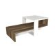 HANAH HOME Sto za dnevnu sobu Chain White Walnut - 195151