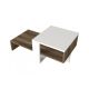 HANAH HOME Sto za dnevnu sobu Chain White Walnut - 195151