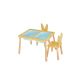 HANAH HOME Table and 2 Chairs Blue Sto i stolica za decu - 195204