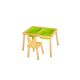 HANAH HOME Table and Chair Green Sto i stolica za decu - 195205