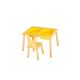 HANAH HOME Table and Chair Yellow Sto i stolica za decu - 195207