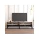 HANAH HOME TV komoda Istanbul 2, braon/crna mermerna - 195264