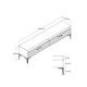 HANAH HOME TV polica Istanbul 2 WalnutWhite - 195266