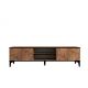 HANAH HOME TV polica Begi Atlantic Pine, crna - 195281