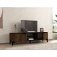 HANAH HOME TV komoda Erem, braon/crna - 195283