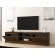 HANAH HOME TV polica Olca Walnut Anthracite - 195285