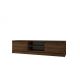 HANAH HOME TV polica Olca Walnut Anthracite - 195285