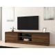 HANAH HOME TV polica Olca Walnut Anthracite - 195285
