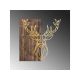 WALLXPERT Zidna dekoracija Deer1 Gold - 195961