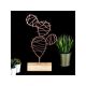 WALLXPERT Stona dekoracija Cactus Round Bronze - 196011