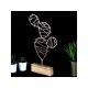 WALLXPERT Stona dekoracija Cactus Round Bronze - 196011