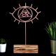 WALLXPERT Stona dekoracija Eye Bronze - 196012