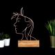 WALLXPERT Stona dekoracija Woman Bronze - 196015