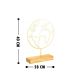 WALLXPERT Stona dekoracija World Gold - 196021