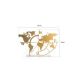 WALLXPERT Stona dekoracija World Map Gold - 196022