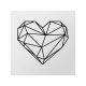 WALLXPERT Zidna dekoracija Heart Metal Decor - 196047
