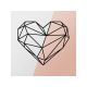 WALLXPERT Zidna dekoracija Heart Metal Decor - 196047