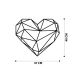 WALLXPERT Zidna dekoracija Heart Metal Decor - 196047