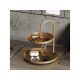 WALLXPERT Stona dekoracija Kormen B Gold - 196061