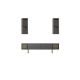 HANAH HOME Set za dnevnu sobu Gold Line Anthracite Gold - 196266