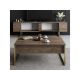 HANAH HOME Set za dnevnu sobu Luxe Set Walnut Gold - 196282