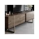 HANAH HOME Set za dnevnu sobu Luxe Set Walnut Gold - 196282